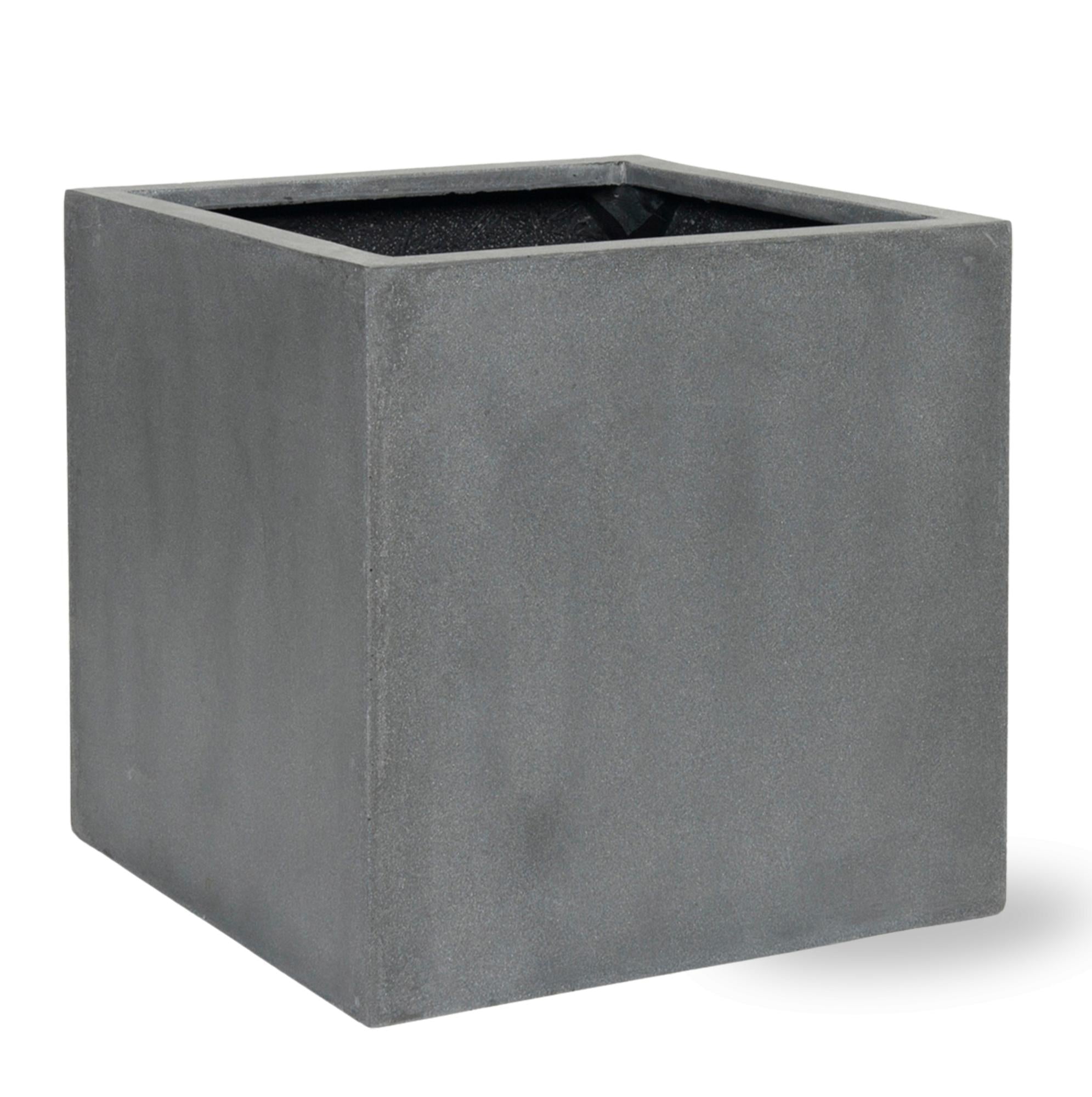 Pot Block - grey - Ø30cm - ↕30cm