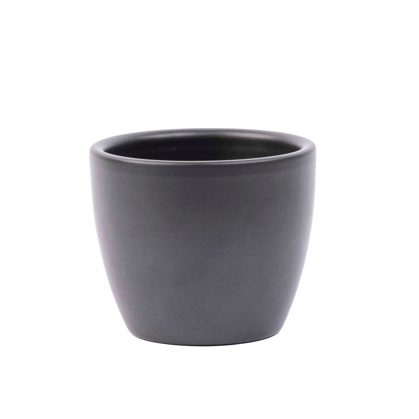 Pot Boule - antraciet mat - Ø7.5cm - ↕6cm