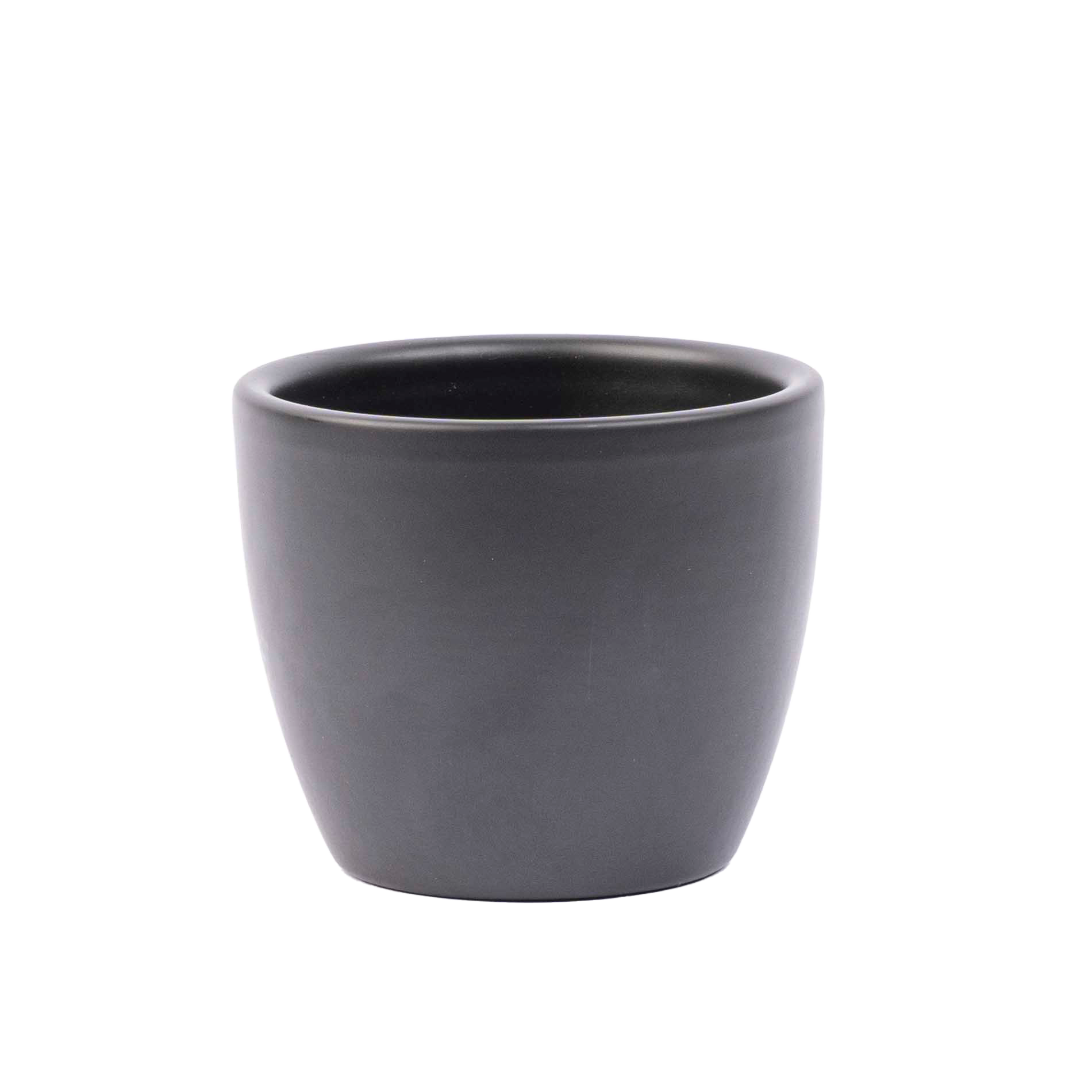 Pot Boule - antraciet mat - Ø7.5cm - ↕6cm