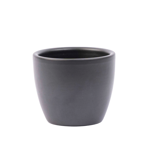 Pot Boule - antraciet mat - Ø7.5cm - ↕6cm