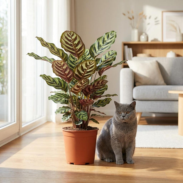 Pauwenplant - Calathea Makoyana - Ø19cm - ↕70cm