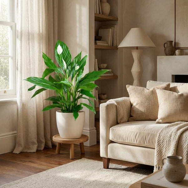 Lepelbloem - Spathiphyllum - incl. Pot - Wit - Ø21cm - ↕80cm