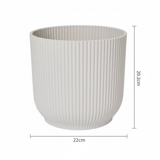 Pot Elho Vibes Fold 22cm - wit - Ø22cm