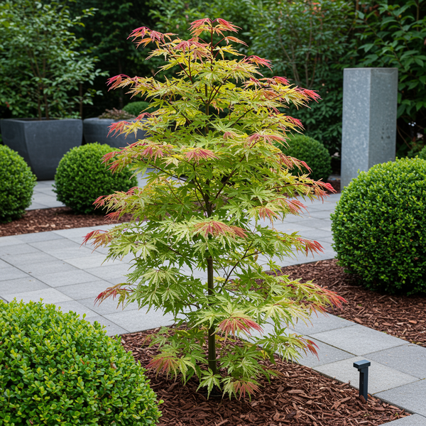 Japanse Esdoorn - Acer palmatum Phoenix - Roze - Ø19cm - ↕70cm