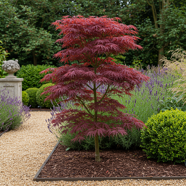 Japanse Esdoorn - Acer palmatum Trompenburg -Donker Paars - Ø19cm - ↕70cm