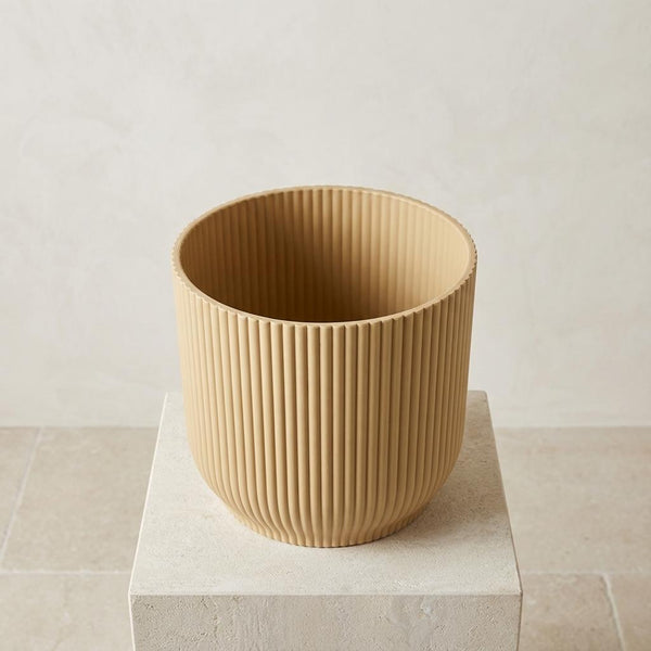 Pot Elho Vibes Fold 18cm - geel - Ø18cm