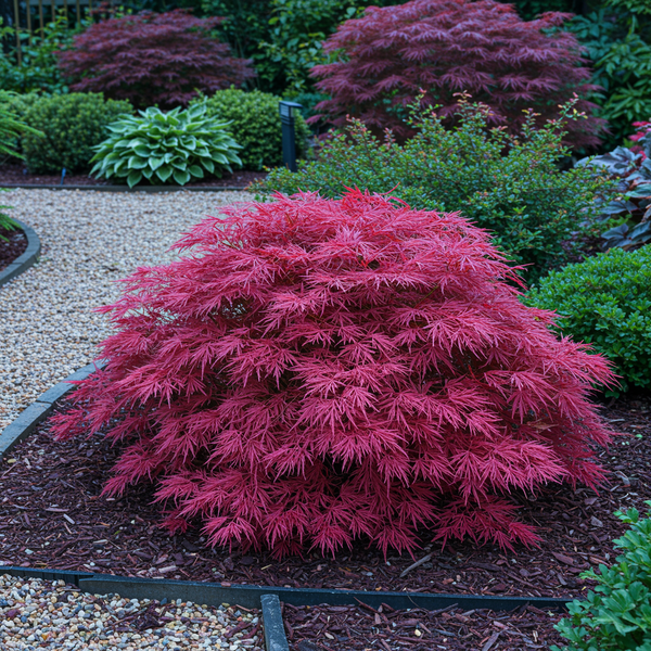 Japanse Esdoorn - Acer palmatum Pink Dwarf - Roze - Ø19cm - ↕70cm