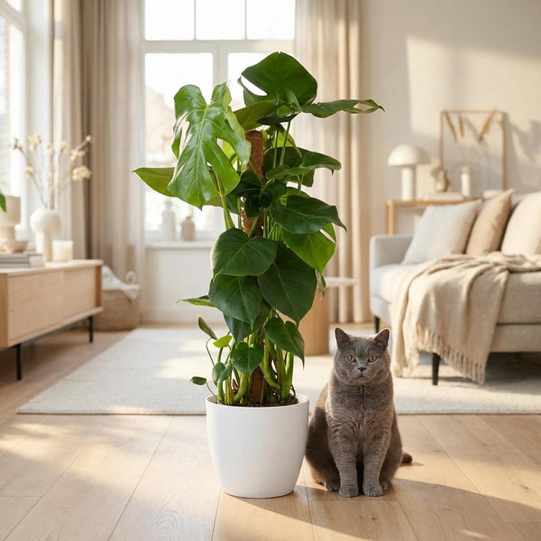 Gatenplant - Monstera deliciosa mosstok - Ø19cm - ↕90cm